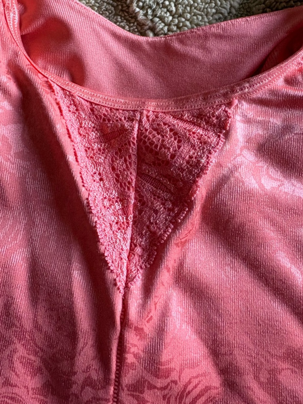 Ruby Ribbon Ocean Coral Lace Cami - Picture 6 of 6